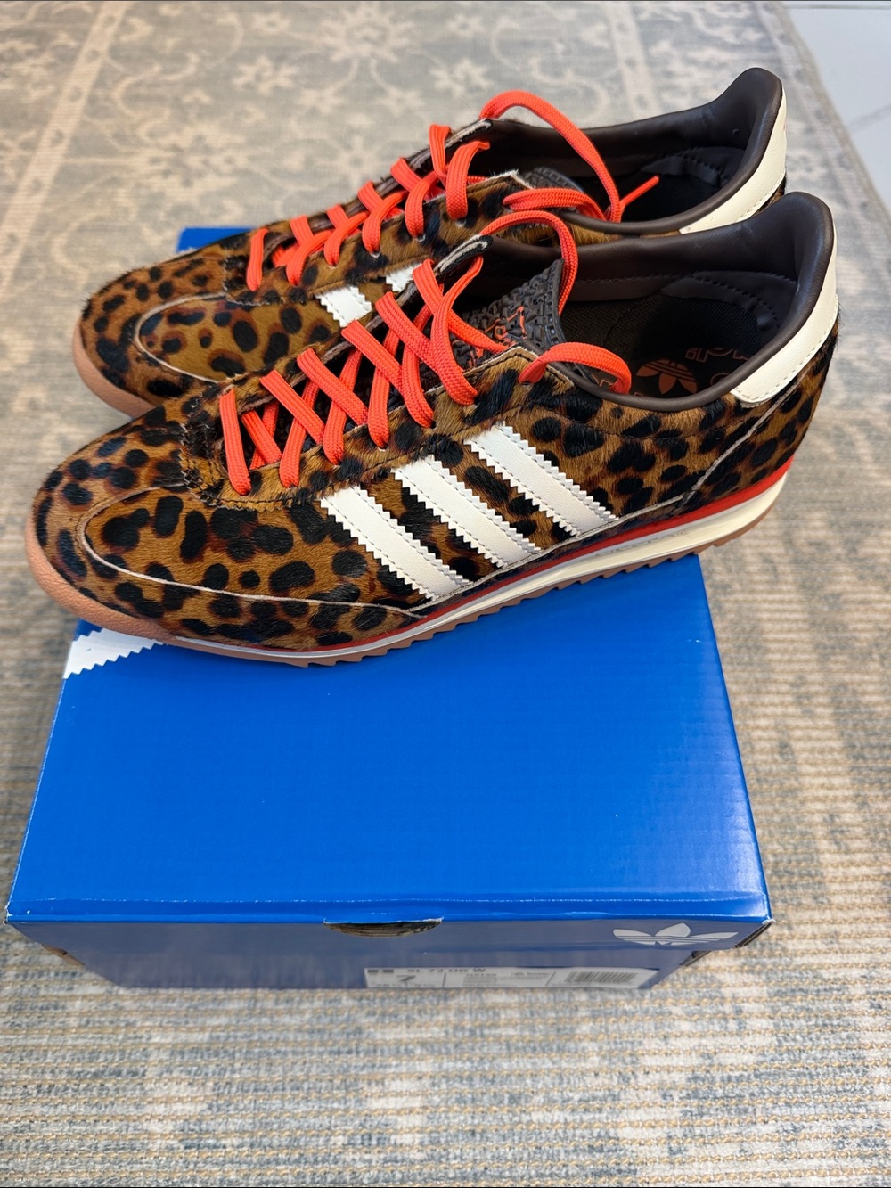 adidas SL 72 Originals Leopard Print Sneakers - Picture 3 of 6